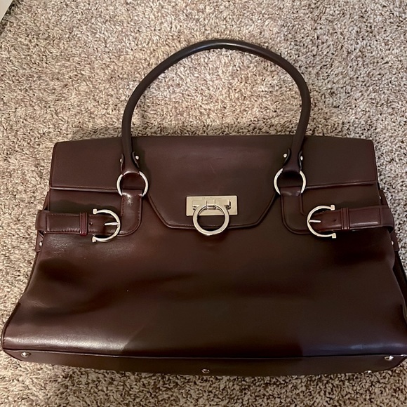 Salvatore Ferragamo Purple Tote Bag - Picture 11 of 11